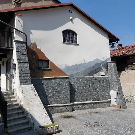 Casa Del Rustico, Indipendente Vista Sacra Con Dipinto *